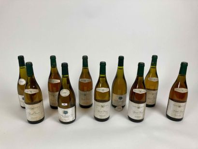 BOURGOGNE
Lot de dix bouteilles (blanc) :

-...