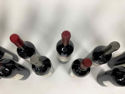 BORDEAUX
Lot de treize bouteilles (rouge)...