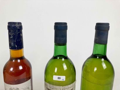BORDEAUX
Lot de six bouteilles :

- Mouton-Cadet,...