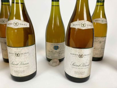 BOURGOGNE
Lot de dix bouteilles (blanc) :

-...