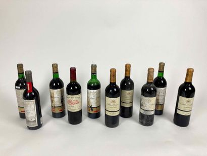 France
Lot de neuf bouteilles (rouge) :

-...