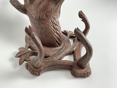 FORÊT-NOIRE
Wall coat rack with ibex head...