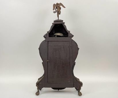 Large Regency-style cartel with figures of...