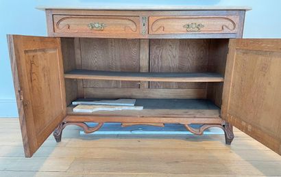 Art Nouveau period bedroom, circa 1900, molded...