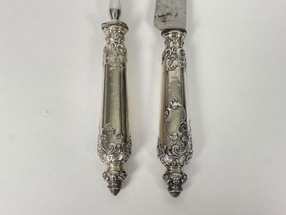 DELHEID FRÈRES - BRUXELLES
Pair of rocailles...