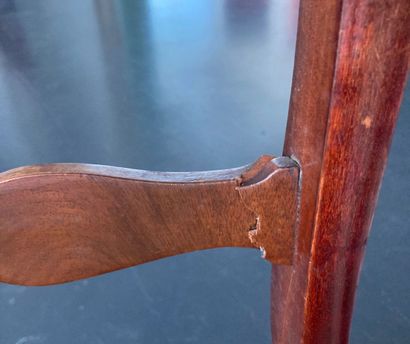 Suite of four Louis-Philippe chairs with...