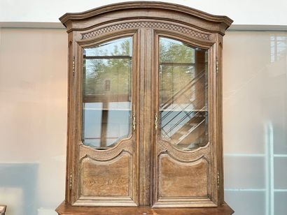 Double-glazed sideboard with four doors,...