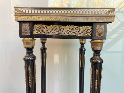 Belle Époque sellette with spacer shelf,...