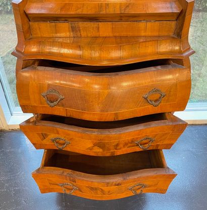 Italian scriban furniture opening with a...