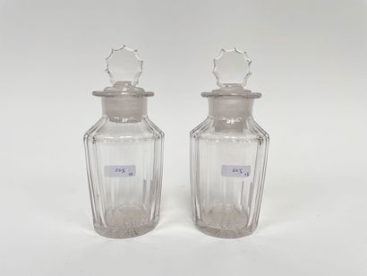 An oval oil cruet with a twig decoration...