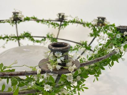 Basket candelabra with eight lights, 20th-21st...