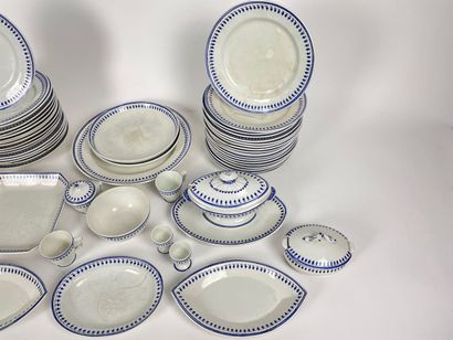 TOURNAI
Part of a dinner service with acorn...
