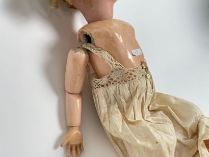 Two antique dolls called sleepers, mark [S.F.B.J...