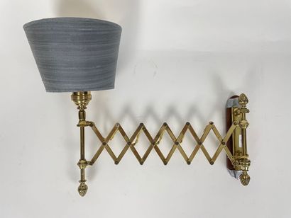 Pair of Louis XVI style sconces with two...
