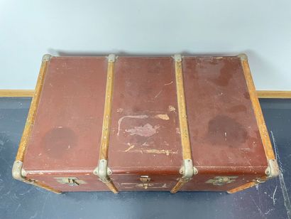 Trunk, early 20th century, wood, metal and...