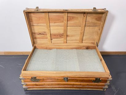 Trunk, early 20th century, wood, metal and...