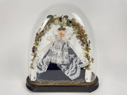 Virgin and Child under a globe, 19th-20th...