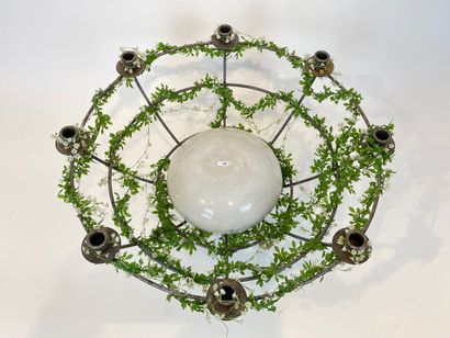 Basket candelabra with eight lights, 20th-21st...