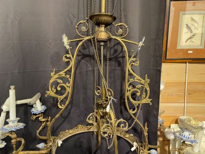 Monumental chandelier of the Napoleon III...