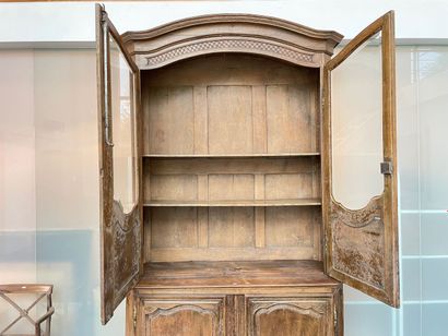 Double-glazed sideboard with four doors,...