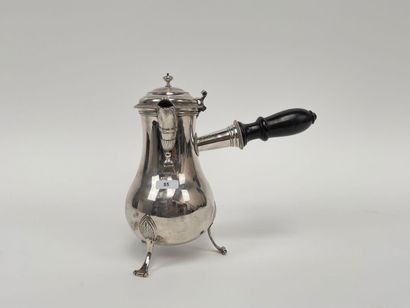 France
Coffee pot in tripod baluster, spout...