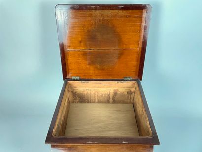 Louis-Philippe step ladder with a shutter...