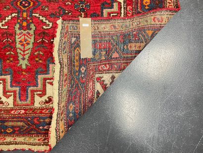 Persian carpet of Abadeh type with polychrome...