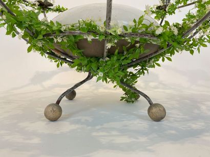 Basket candelabra with eight lights, 20th-21st...