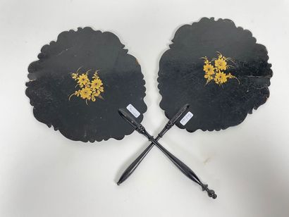 Napoleon III period briefcase and pair of...