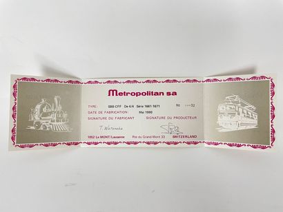 METROPOLITAN - SWITZERLAND (H0)
733 A and...