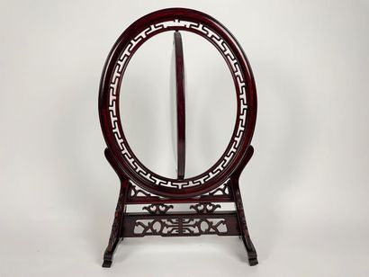 CHINE
Mobile table screen, late 20th-21st...
