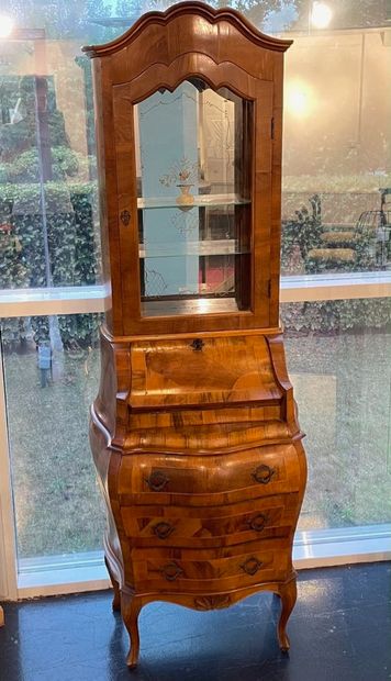 Italian scriban furniture opening with a...