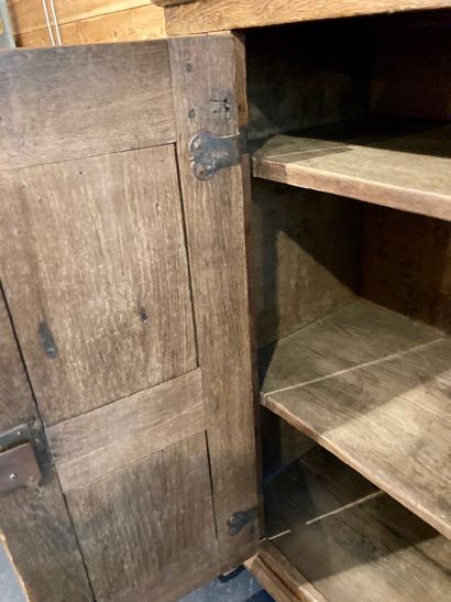 Piece of furniture with two doors and two...