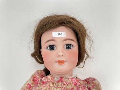 DEP
Antique doll with porcelain head, mark,...