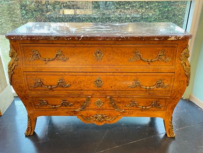 Regency style grave chest of drawers with...
