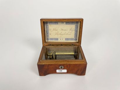 Small music box (two tunes), late 19th-early...