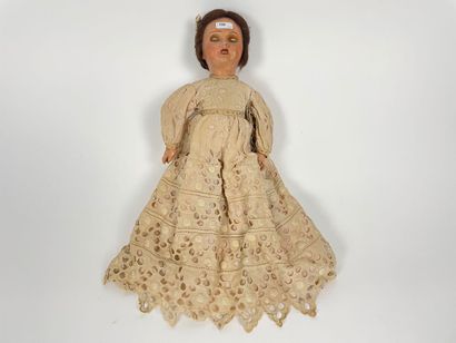 Two antique dolls called sleepers, mark [S.F.B.J...