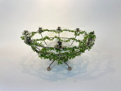 Basket candelabra with eight lights, 20th-21st...