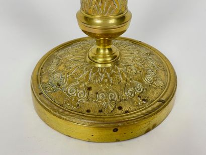 Pair of Restoration-era torches, circa 1825,...