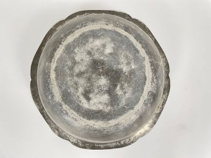 Large hollow dish and basin, probably 18th...