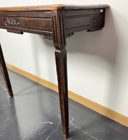 Louis XVI style wall console, 19th century,...