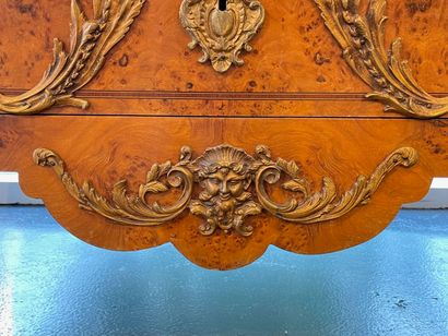 Regency style grave chest of drawers with...