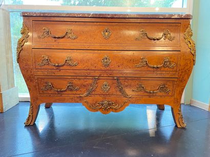 Regency style grave chest of drawers with...