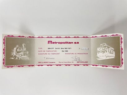 METROPOLITAN - SWITZERLAND (H0)
733 A and...