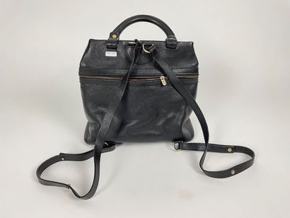 DELVAUX - BRUXELLES
Black grained leather...