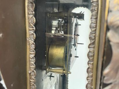 Large Regency-style cartel with figures of...
