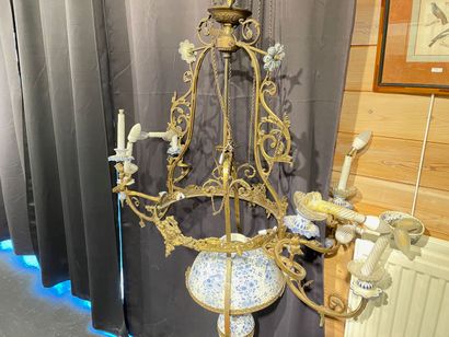 Monumental chandelier of the Napoleon III...