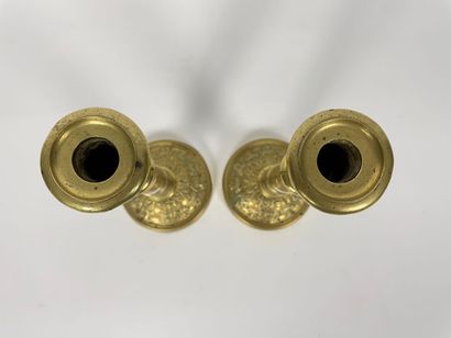 Pair of Restoration-era torches, circa 1825,...
