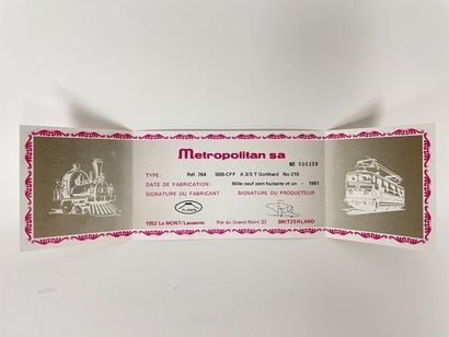 METROPOLITAN - SWITZERLAND (H0)
764, locomotive...