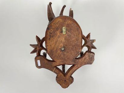 FORÊT-NOIRE
Wall coat rack with ibex head...